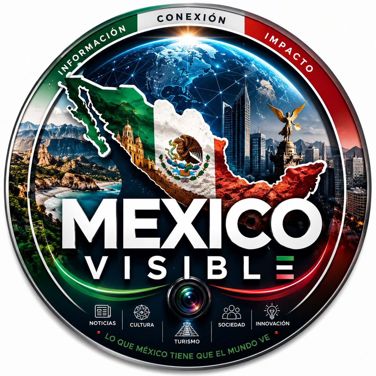 Escudo de México Visible — Información, Conexión, Impacto